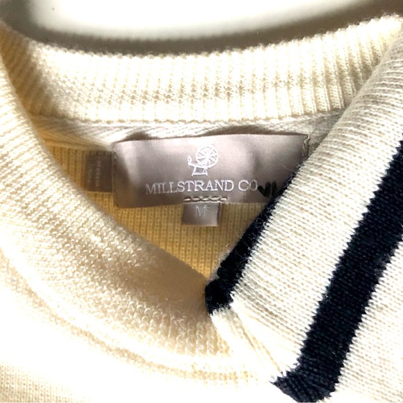 (Retail $320) M Millstrand Co “Adrie” Pullover Striped Sweater - Picture 10 of 12